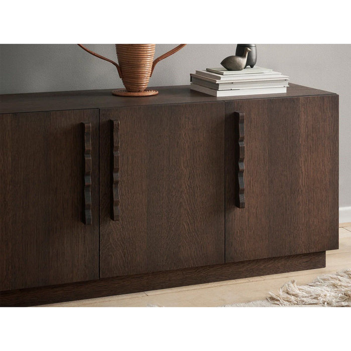 Photo of Unda Sideboard - Skænk - Unda Sideboard - Dark Stained Oak - W146 X D50 X H68 Cm