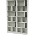 Thumbnail photo of Read Spacious Bookshelf - Plinth H7 Cm - Nordic - Grey - Mdf
