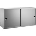 Thumbnail photo of String Cabinets/Sliding Doors 78x30, Grey - Shelving - Nils Strinning - Grey - Mdf/metal