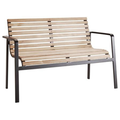 Parc - Garden Benches - Foersom & Hiort-lorenzen Mdd - Wood-coloured, black - Metal/wood