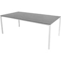 Thumbnail photo of Pure Table - 200x100 - Dining table - Frame: White Aluminium / Table top: Basalt grey ceramic - W: 200 x D: 100 x H: 73 cm