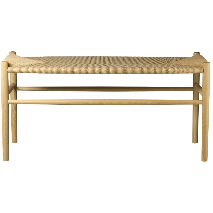 J163 Piano Bench Oak Nature Lacquered