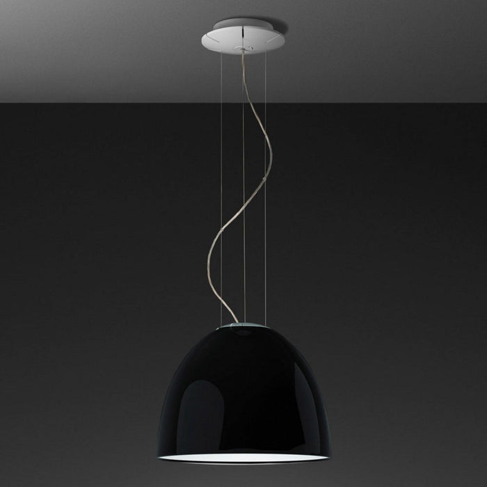 Photo of Nur Mini Gloss Pendant Light Gloss Black - Pendant Lights - Ernesto Gismondi - Black
