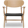 Thumbnail photo of Carl Hansen - Ch22, Oiled Oak, Chord Black - Armchairs - Hans J. Wegner - Wood-coloured - Natural material/wood