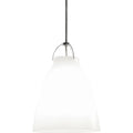 Thumbnail photo of Caravaggio 2 Pendant White Opal Glass-grey Textile Cord