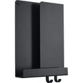 Thumbnail photo of Folded Shelves Xs, Black - Wall Shelves - Johan Van Hengel - Black - Metal
