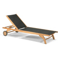 Columbus Sunbed Black - Sun loungers & sun loungers - Skagerak Design Team - Wood