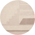 Thumbnail photo of Line Rug Wool - Ø140cm