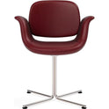 Flamingo Chair 3381 By Foersom & Hiort-lorenzen - Spisebordsstol - Max 93 Indian Red / Stainless Steel - W68 X D63 X H80 X Sh45 Cm