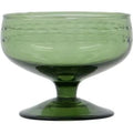 Thumbnail photo of Vintage Dessert Dishes Green Set of 6 Pieces