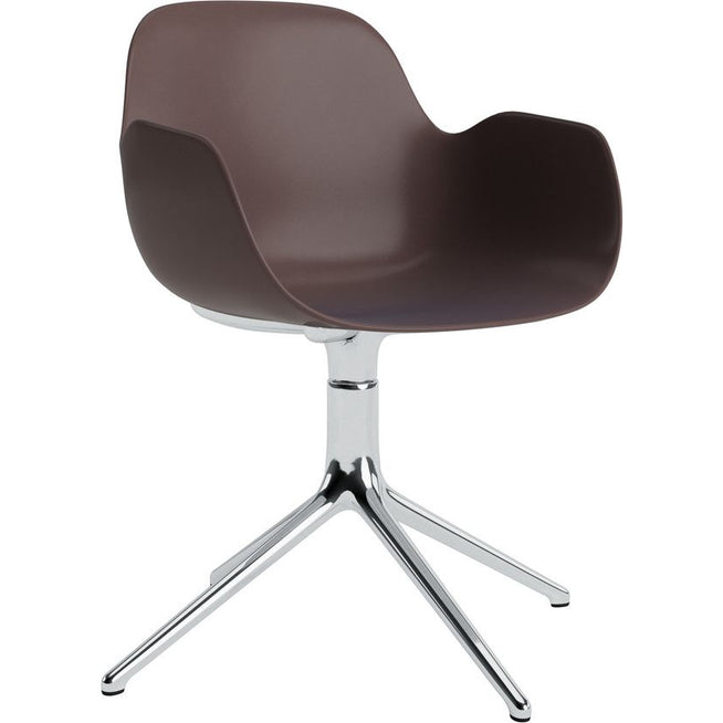 Photo of Form Armchair Swivel 4l Alu - Spisebordsstol - Aluminium / 3