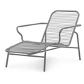 Thumbnail photo of Vig Chaise Longue - Liggestol - Grey - L141 X W83 X H82,5 X Sh38 Cm