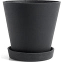 Flowerpot With Saucer, XL Ø21.5 Cm