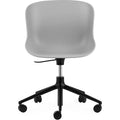 Thumbnail photo of Hyg Chair Swivel Frame 5w Gas Lift - Office Chair - Seat: Grey / Frame: Black Aluminium - L: 72.5 x D: 72.5 x H: 78/92 x Sh: 38/52 cm