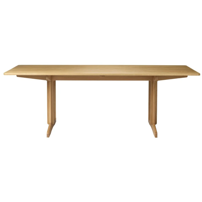 Photo of C64 Shaker Dining Table 90x220 Cm Oak Nature