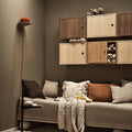 Thumbnail photo of String cabinet with door 58 x 30 x 42 cm, 1-p, walnut - Storage cabinet - Wood coloured - Mdf
