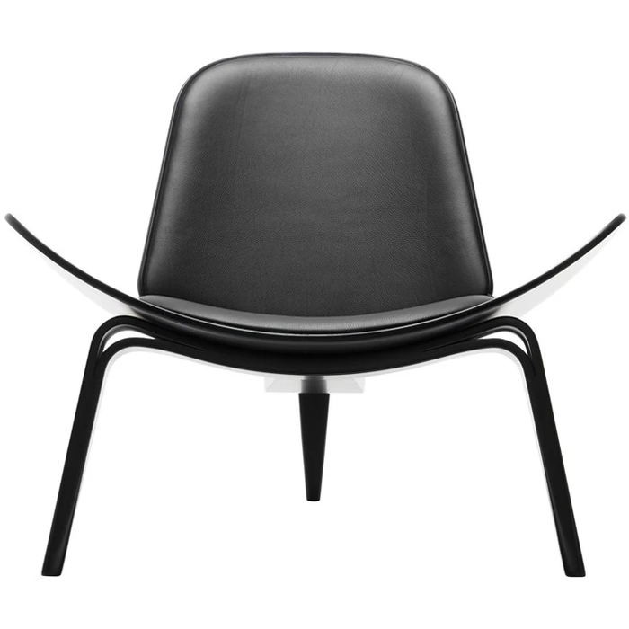 Photo of Ch07 Armchair Thor 301 Leather-black lacquered