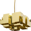 Thumbnail photo of Skyline Pendant Light Large - Raw Polished Brass - Pendant Lights - Folk Shape - Gold