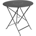 Thumbnail photo of Floréal Table Ø 77 cm, Anthracite - Outdoor dining table - Grey - Metal
