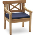 Drachmann Chair Cushion, Outdoor Textile / Marine - Dynor & Kuddar - Skagerak Design Team - Blå