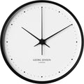Hk Clock Ø30 cm Black & White - Watches - Henning Leash - White
