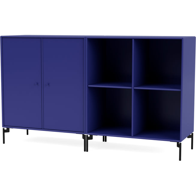Photo of Pair Classic Sideboard - Black Legs