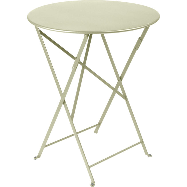Photo of Bistro Table Ø 60 cm, Willow Green - Small Table & Side Table Outdoor - Green - Metal