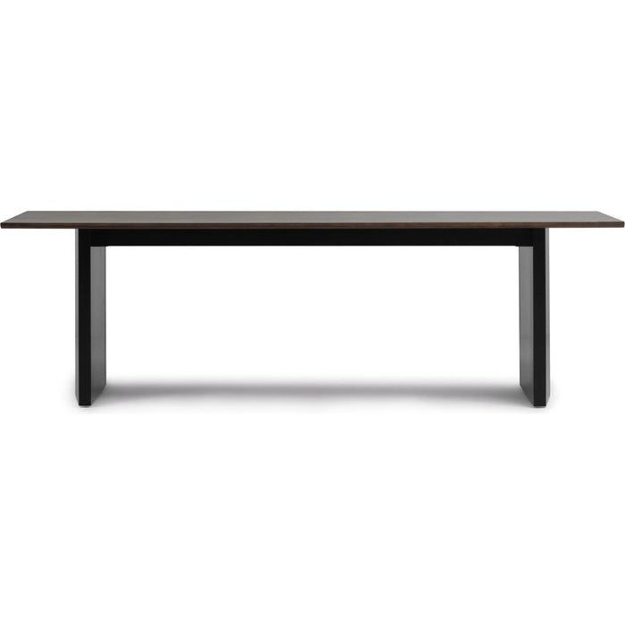 Photo of Panel Table 90 X 250 Cm Black Dark Brown - Matbord - Simon Legald - Brun - Metall/trä