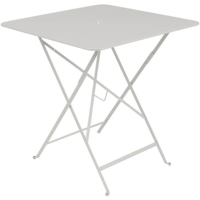 Photo of Bistro Table 71x71 cm Clay Grey A5 - Garden Table - Green,Grey - Metal
