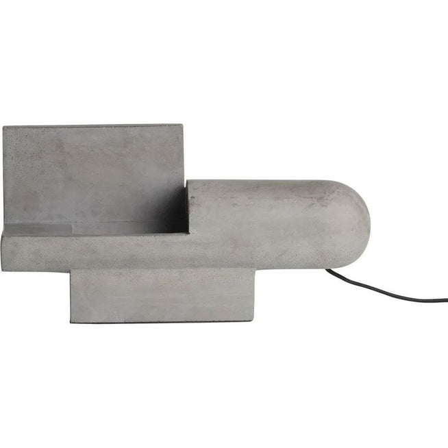Photo of Brutalist Table Lamp Concrete Grey