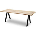 Thumbnail photo of Overlap Table, Western Red Cedar Fsc Mix, Steel / Anthracite Black - Matbord Utomhus - Taf Studio - Grå - Metall/trä