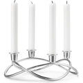 Season Candleholder Mirror - Candlesticks & Candle Holders - Maria Berntsen - Silver