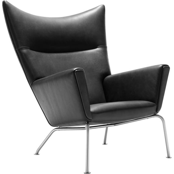 Photo of Ch445 Wing Chair Fåtölj Thor 301-rostfria Stålben