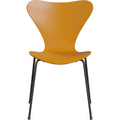 Thumbnail photo of 3107 Seven, coloured box, Venetian Red, Underframe Brown Bronze - Dining chairs - Arne Jacobsen - Red - Metal/wood
