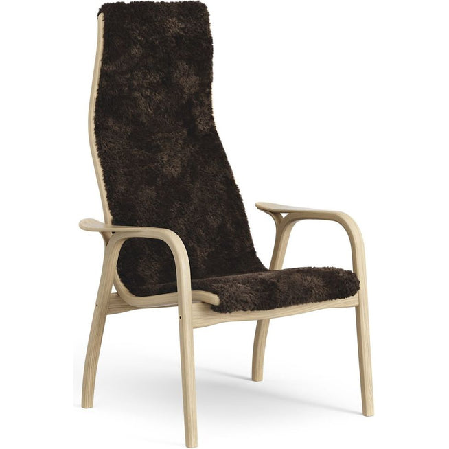 Photo of Lamini Children's Arm Chair Laquered Oak/sheep Skin