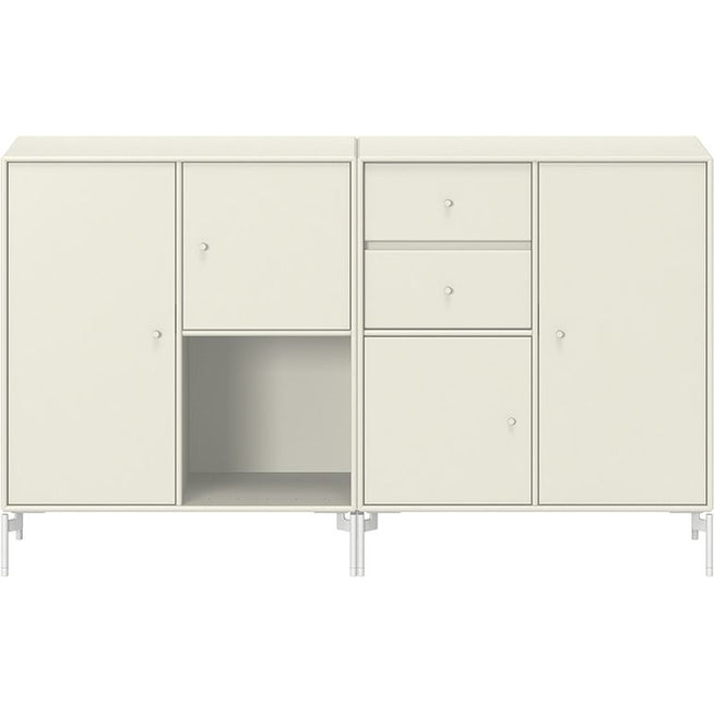 Photo of Couple Sideboard - Vanilla / Snow Legs - Sideboards - Peter J. Lassen - Vit - Mdf