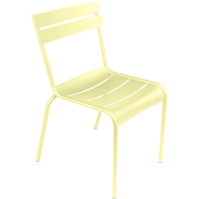 Photo of Luxembourg Chair, Frosted Lemon - Garden Chairs - Frédéric Sofia - Yellow - Metal