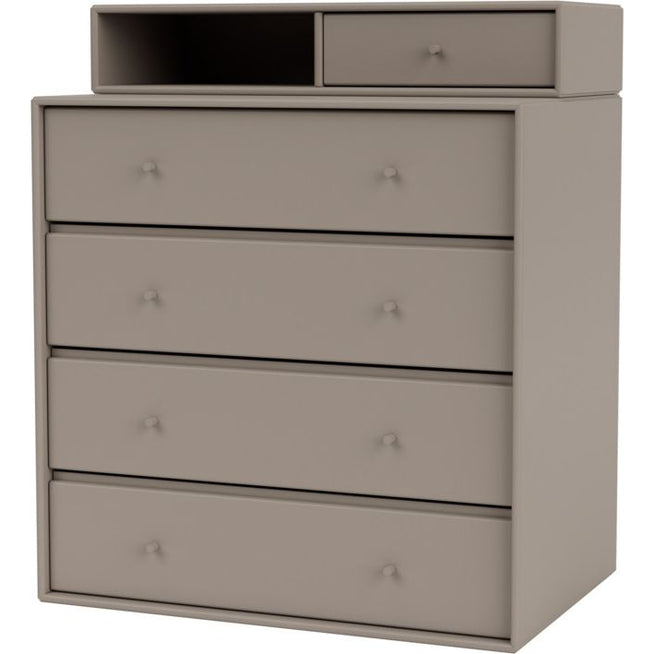Photo of Keep Chest Of Drawers - Monarch / Matt Chrome Legs - Dressers - Peter J. Lassen - Blue - Wood