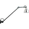 Thumbnail photo of No. 304 L40 Wall Lamp from Lampe Gras - Black Frame - Chrome