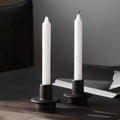 Thumbnail photo of Heima Candle Holder - Candlestick - Candlestick - Black - Ø: 8 x H: 6.5 cm