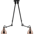 Thumbnail photo of No. 302 Double ceiling lamp from Lampe Gras (copper)
