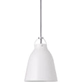 Thumbnail photo of Caravaggio 1 Pendant White Smooth-grey Textile Cord
