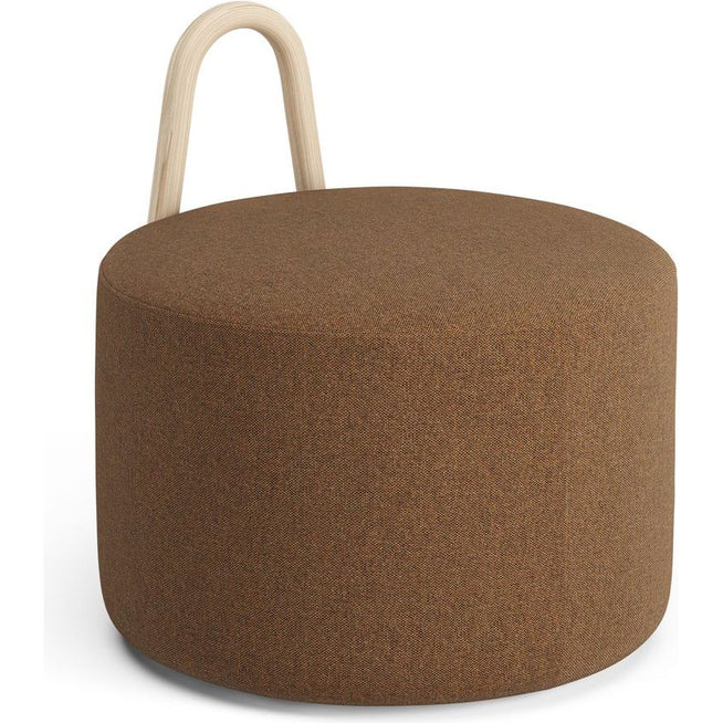 Photo of Amstelle Pouf Medium With Wheel Box Natural Lacquer Main Line Flax