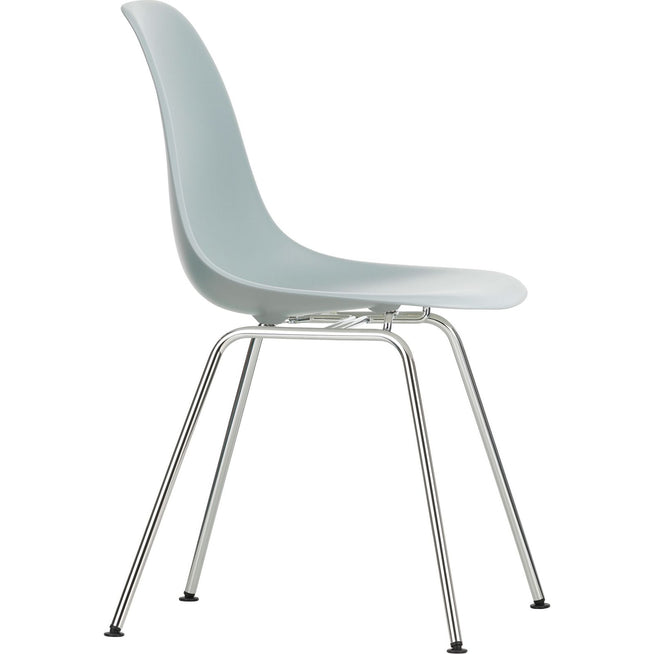Photo of Eames Plastic Chair Dsx - 24 Light Grey - Chrome Base - Dining Chairs - Metal/plastic