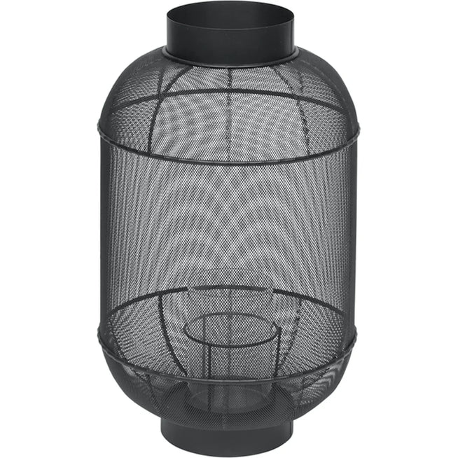 Photo of Bull Lantern Metal / Glas - Ø31xh50cm