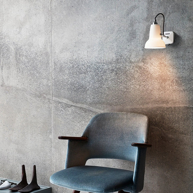 Photo of Original 1227 Mini Ceramic Wall Lamp Pure White - Bedside Lamps