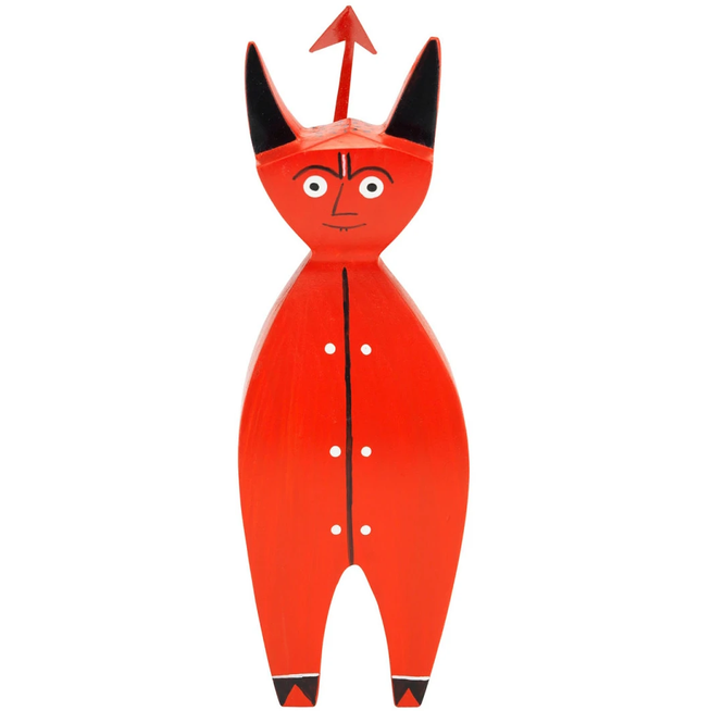 Photo of Wooden Doll - Little Devil - Ornaments - Alexander Hayden Girard - Red