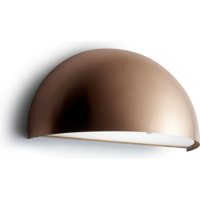 Photo of Rørhat Wall Led, Copper Raw, 10,5W LED 3000K, Ip23 - Wall Lamps Outdoor - Jesper J. Pedersen - Copper