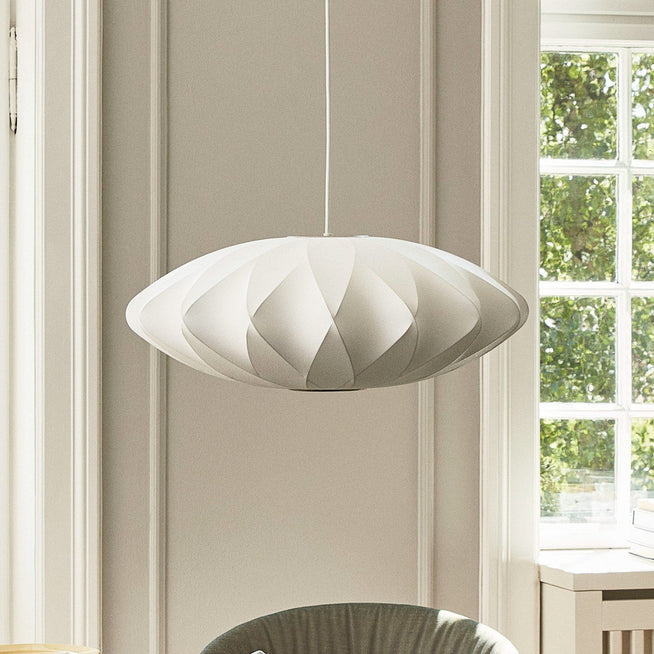 Photo of Nelson Saucer Bubble Crisscross Pendant Lamp