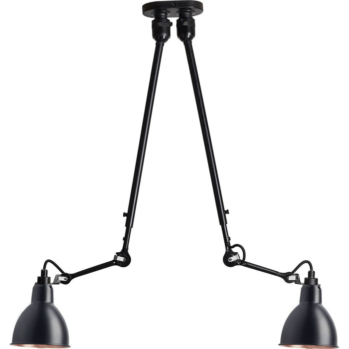 Photo of No. 302 Double Ceiling Lamp from Lampe Gras